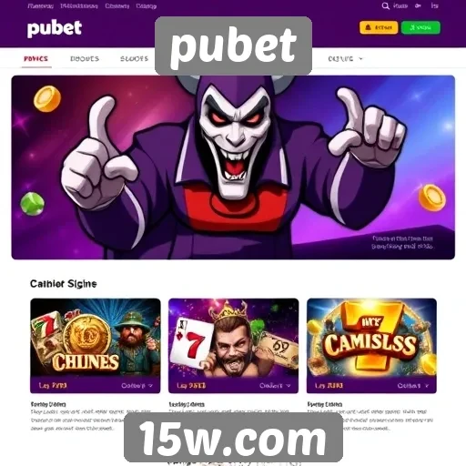 Características principais do site de jogos pubet